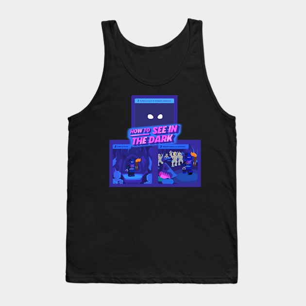 Lego Fortnite HOW TO SEE IN THE DARK! Tank Top by BURBS